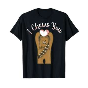 Official Star Wars Chewbacca I Chews You T-Shirt for Valentine's Day - Unisex Design
