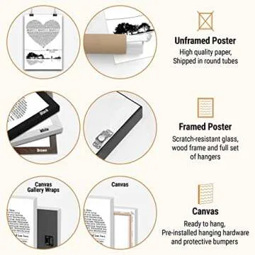 VICILO Personalized Song Lyrics Poster Canvas for Him