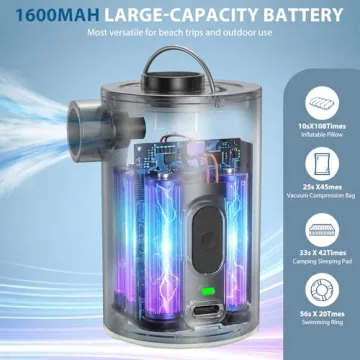 Ultra-Mini Portable Air Pump for Fast Inflation