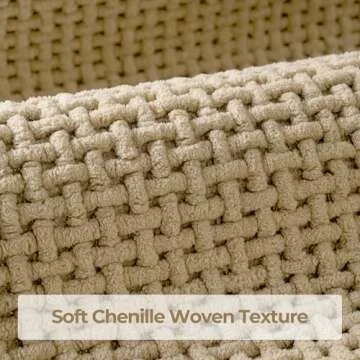 GRANNY SAYS Beige Bathroom Rugs Non Slip Washable, Absorbent Bath Mats for Bathroom, 24" x 36", Thin Chenille Bathroom Rug, Quick Dry Large Bath Mat, Soft Rug for Tub and Shower