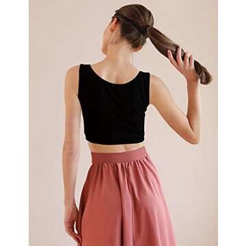 VIKIDEER 3 Pack Crop Tank Tops for Women and Teens