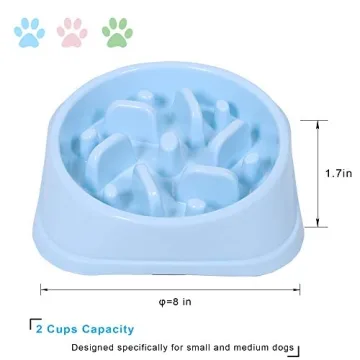 UPSKY Slow Feeder Bowl for Small and Medium Dogs