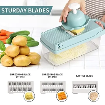 Senbowe Vegetable Chopper Dicer with 8 Sharp Blades