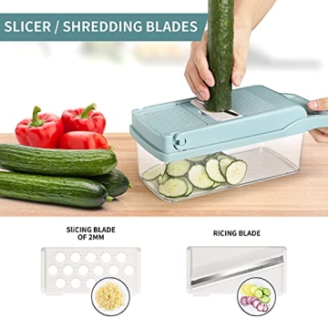 Senbowe Vegetable Chopper Dicer with 8 Sharp Blades