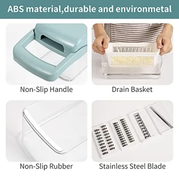 Senbowe Vegetable Chopper Dicer with 8 Sharp Blades