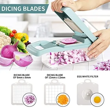 Senbowe Vegetable Chopper Dicer with 8 Sharp Blades