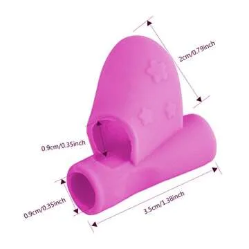 Warmtaste Pencil Grips,Pencil Grips for Kids Handwriting,Grip Posture Correction Tools for Training Children Pencil Holder Pen Writing Aid,6 Packs