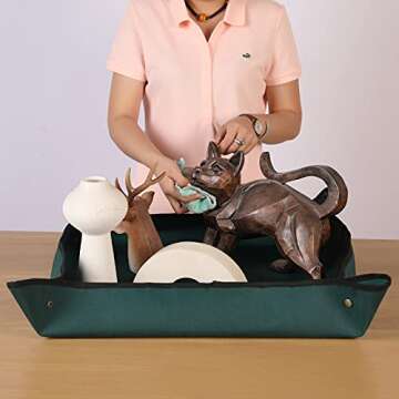 Owl Focus Oxford Fabric Plant Repotting Mat Waterproof Transplanting Mat Indoor Succulent Potting Mat Portable Gardening Mat,29.5x29.5''