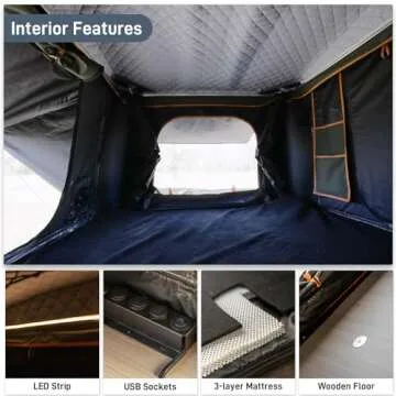 Naturnest Rooftop Tent for Comfortable Camping Adventures