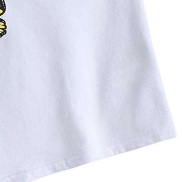 ZAFUL Women's Butterfly Graphic Tank Top Sleeveless Stretch Casual Basic Camisole White-A S