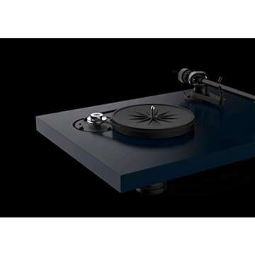 Pro-Ject Debut Carbon EVO, Audiophile Turntable with Carbon Fiber tonearm, Electronic Speed Selection and pre-Mounted Sumiko Rainier Phono Cartridge (High Gloss White)
