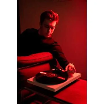 Pro-Ject Debut Carbon EVO, Audiophile Turntable with Carbon Fiber tonearm, Electronic Speed Selection and pre-Mounted Sumiko Rainier Phono Cartridge (High Gloss White)