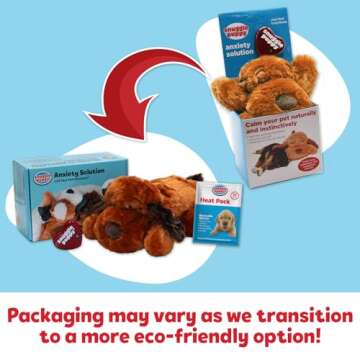 Original Snuggle Puppy Heartbeat Stuffed Dog Toys. Dog Plush for Anxiety Relief, Calming Aid, and Pu...