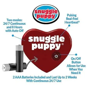 Snuggle Puppy Heartbeat Stuffed Toy for Dogs