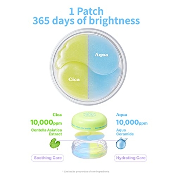 SNP Dual Pop Under Eye Patches: Moisturizing and Refreshing Treatment