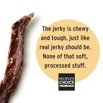 People's Choice Beef Jerky - Old Fashioned - Hot & Spicy - Healthy, Sugar Free, Zero Carb, Gluten Fr...