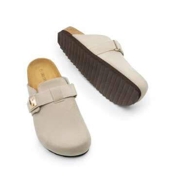 DREAM PAIRS Stylish Women's Clogs with Arch Support