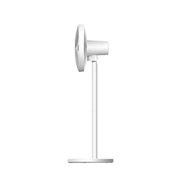 Xiaomi Mi Smart Standing Fan 2 Lite, Smart Fan, Portable Design, 7 Rotor Blades For Powerful Airflow, Voice Control, Mi App Control, White