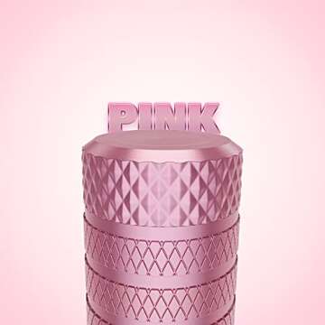 CKAuto Tire Valve Stem Caps, Pink, 4 pcs/Pack, Anodized Aluminum Tire Valve Cap Set, Corrosion Resistant, Universal Stem Covers for Cars Trucks Motorcycles SUVs and Bikes