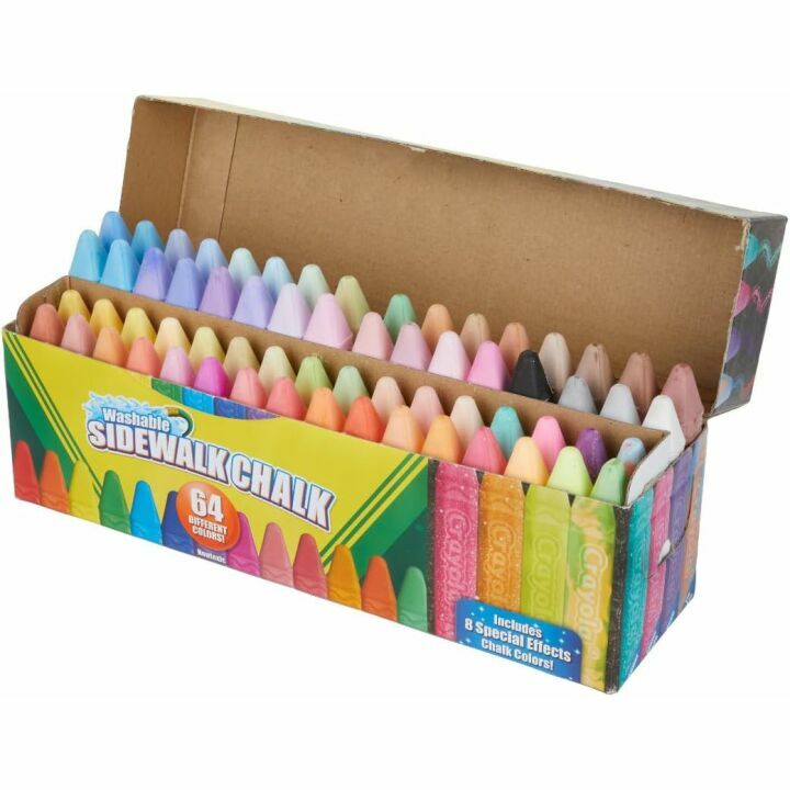 Crayola Chalk Collection - 48 Colorful Pieces