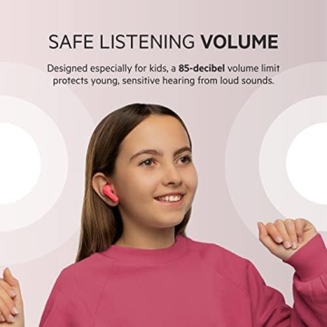 Belkin SoundForm Nano Kids Earbuds - 24H Battery Life & Safe Sound