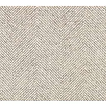 PB Rugs Hand Crafted Modern Rugs - Herringbone Design in Wool, 9 x 12 FT