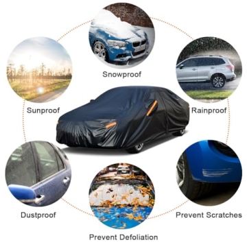 Kayme 7 Layers Waterproof Car Cover for Toyota Camry
