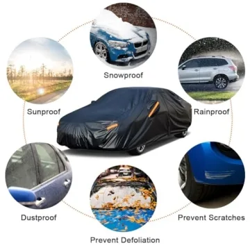 Kayme 7 Layers Waterproof Car Cover for Toyota Camry
