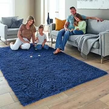Shop Ophanie 5x8 Blue Area Rugs Perfect for Any Room