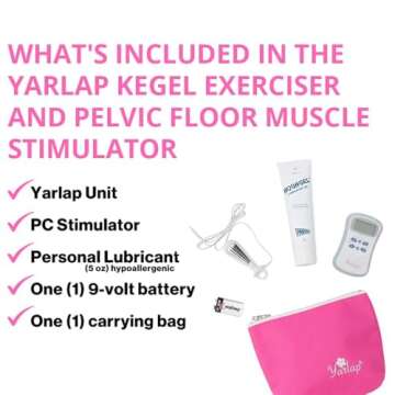 Yarlap Kegel Trainer with AutoKegel Technology | Effortless 20-Minute Workout Pelvic Muscle/Floor Toner & Strengthening for Women | FDA Cleared, Safe Use | FSA/HSA Approved | USA Designed, UK Made