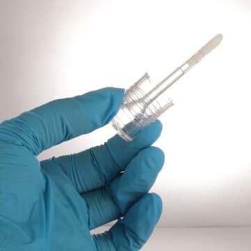 COSIDEA 10PCS Empty Round All clear Lip Gloss Tubes mini 3ml 0.1OZ lipgloss Tube with Wand Applicator for Lip oil tint bottles container