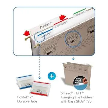 Post-it Tabs for Effective Organization and Labeling