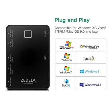 High-Speed Zedela USB 3.0 Card Reader for All Memory Cards