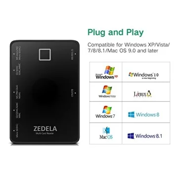 High-Speed Zedela USB 3.0 Card Reader for All Memory Cards