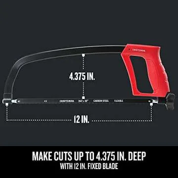 CRAFTSMAN 12-Inch Hacksaw - Precision Cutting Tool
