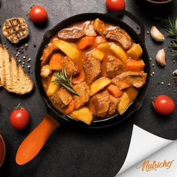 NutriChef Cast Iron Nonstick Skillets for All Stovetops