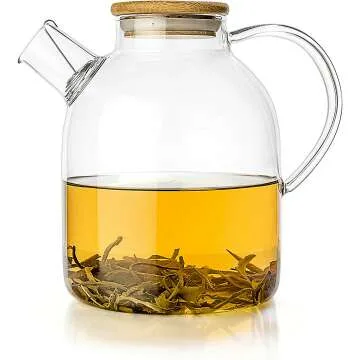 Tealyra 60oz Glass Stove-top Kettle - Heat Resistant