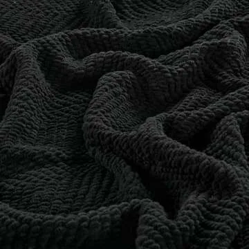 Home Soft Things Cozy Knitted Tweed Throw Blanket