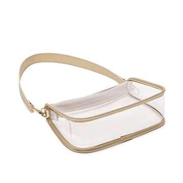 Leanoria Clear Tote Bag Stylish PVC Stadium Approved