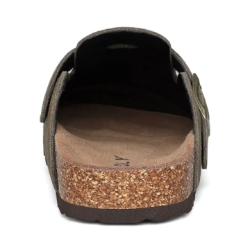 ODOLY Genuine Suede Clogs for All Day Comfort and Style