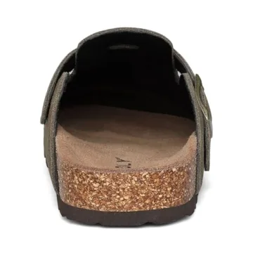 ODOLY Genuine Suede Clogs for All Day Comfort and Style