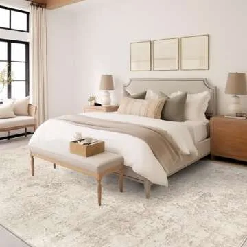 Art&Tuft Washable Area Rug 8x10, Trendy & Soft