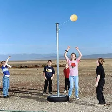 Trymaker Tetherball, Tether Balls and Rope Set, Replacement Tetherball for Adults Backyard Outdoors