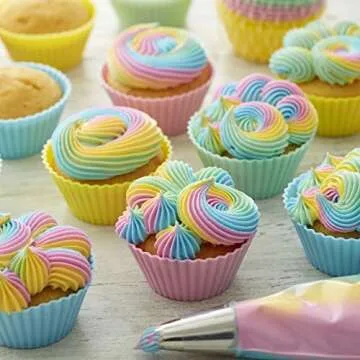 Wilton Gel Food Color Set - Primary Colors for Vibrant Baking, 4 Pack, 0.3 Fl Oz