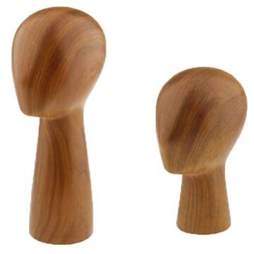 Stylish GFRP Mannequin for Wigs and Hat Displays