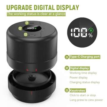 Yonktoo Electric Mason Jar Vacuum Sealer Kit Ideal for Home