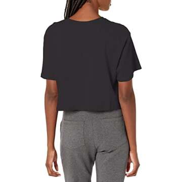 UGG Women's Tana Cropped Tee Shirt, Black, X-Small