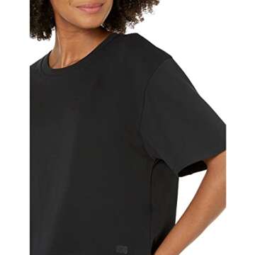 UGG Women's Tana Cropped Tee Shirt, Black, X-Small