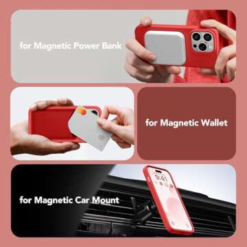 GONEZ iPhone 14 Pro Max Case Silicone with Screen Protectors