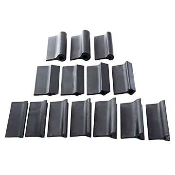 14 pcs/set Rubber Polishing Pad Flexible Contours Convex Concave Sanding Block for Woodworkers/Autom...